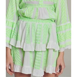 Devotion Twins Folegandros Tiered Mini Skirt O/S